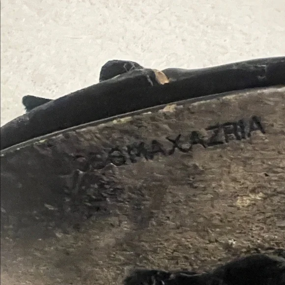 BCBG Maxazria Velvet/Satin 37/7B Black 3.5” Sexy Block Heel EUC (N) - Picture 14 of 16